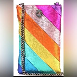 Kurt Geiger London
Kensington Metallic Rainbow Phone Crossbody Bag